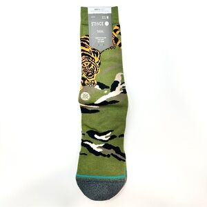 Stance Green and Black Tiger Pattern Socks